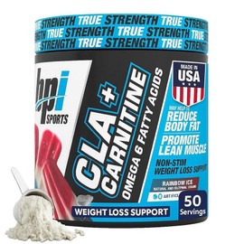 BPI Sports CLA Carnitine Supplement Rainbow Ice 50 Servings 350g / BPI스포츠 CLA 카르니틴 보충제 레인보우 아이스 50회 분량 350g
