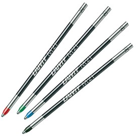 Lamy M21 4 Pack Ballpoint Refills Mixed Black,Blue,Red and Green