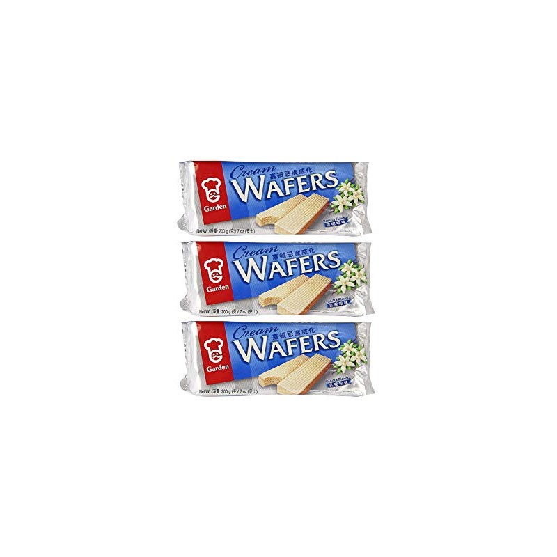 Garden Cream Wafers (Vanilla, 3 Pack)