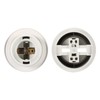 MECCANIXITY Threaded Light Socket Base 250V E26/E27 58x39mm Screw Thread