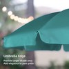 AMMSUN Patio Umbrella, 6.5 ft Outdoor Table Umbrella with Tilt