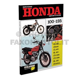 1970-1976 Honda 100 125 Motorcycle Repair Shop Manual Cycleserv