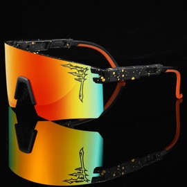 FIXEROS Two Size Polarized Baseball Sunglasses For Adults and Youth Boys Girls Kids UV400 Men Women Cycling Sports Glasses, Faa6, Youth