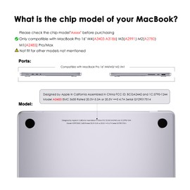 eleger Non-Rigid Case Compatible with MacBook Pro 16 Inch M4 M3 M2 M1 Pro/Max A3403 A3186 A2991 A2780 A2485, 2024 2023 2021 Edition, Shatterproof Case, Matte Black