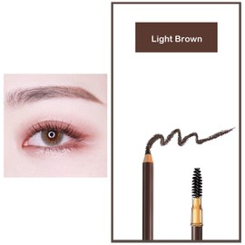Eyebrow Pencil Longlasting Waterproof Durable Automaric Liner Eyebrow 5 Colors to Choose (5pcs, 3# Light Brown)