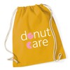 Hippowarehouse Donut Care Drawstring Cotton School Gym Bag 37cm x
