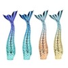 Ipetboom 4pcs Mermaid Lipstick Containers for Travel Diy Lip Gloss