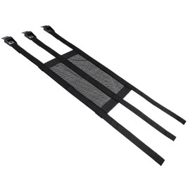 Black Tree Stand Seat Cushion Replacement Hunting Accessories Tree Stand Seat Mesh Pad with Adjustable Strap for Hunters