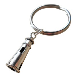 JewelryEveryday Lighthouse Keychain - Lost Without You; Couples Keychain
