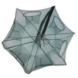 Alomejor Trampa de Red de Pesca Automática, Diseño de Nylon de Apertura