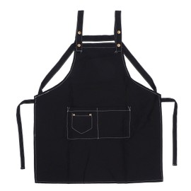 Nail Polish Apron Adjustable Nail Salon Kitchen Bib Aprons Cosmetic Manicure SuppliesBlack