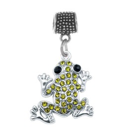 Inspired Silver - Green Frog - Silver Memory Charm for Women - Unique Charm Jewelry Gift - Women's Charm for Bracelets
