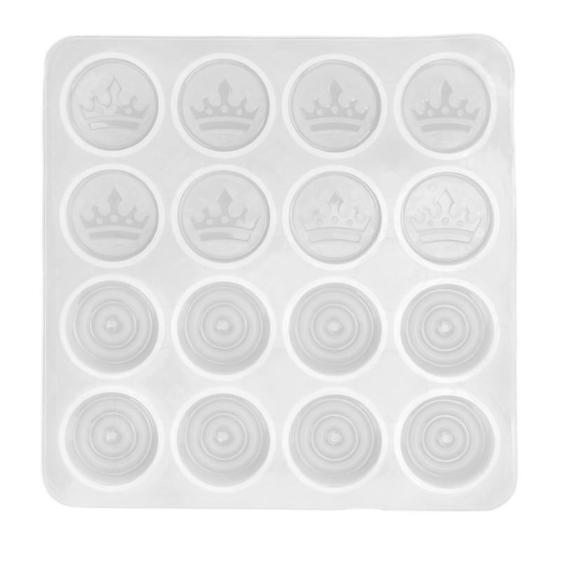 2Pcs Chess Molds Transparent DIY Epoxy Resin Drop Glue Silicone