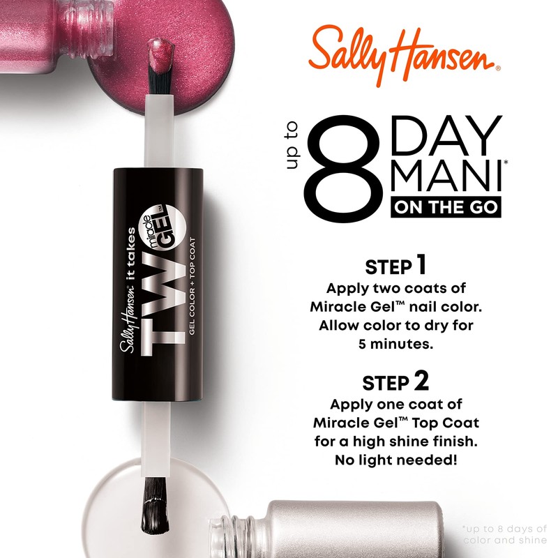 Sally Hansen Miracle Gel It Takes Two Sundown Socialite, 2