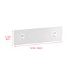 PUSDON Hanging Storage Baskets Accessory, Adhesive Strips with Hooks*6
