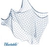 Fish Net Decoration Party Decor – Blue Cotton Netting 48”