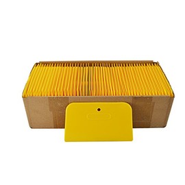 Astro 4528 Yellow 6" Plastic Spreader, Box of 100