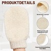 Set of 2 Natural Fibres Body Care Exfoliating Gloves