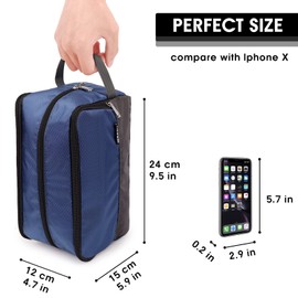 Toiletry Bag for Men Hanging Dopp Kit Water Resistant Shaving Bag Small Toiletry Bag for Traveling (royal blue)