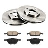 PHILTOP Front Brake Pads and Rotors kit Fit for Ford
