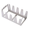 BBQ Skewer Rack Lightweight Portable Sturdy Structure Stainless Steel Wear