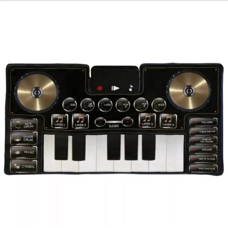 Schwarz FAO Schwarz Giant Electronic DJ Mixer Mat with Piano