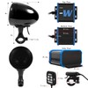 GoHawk TN4-W Waterproof Amplifier 4" Full Range Bluetooth Motorcycle Stereo