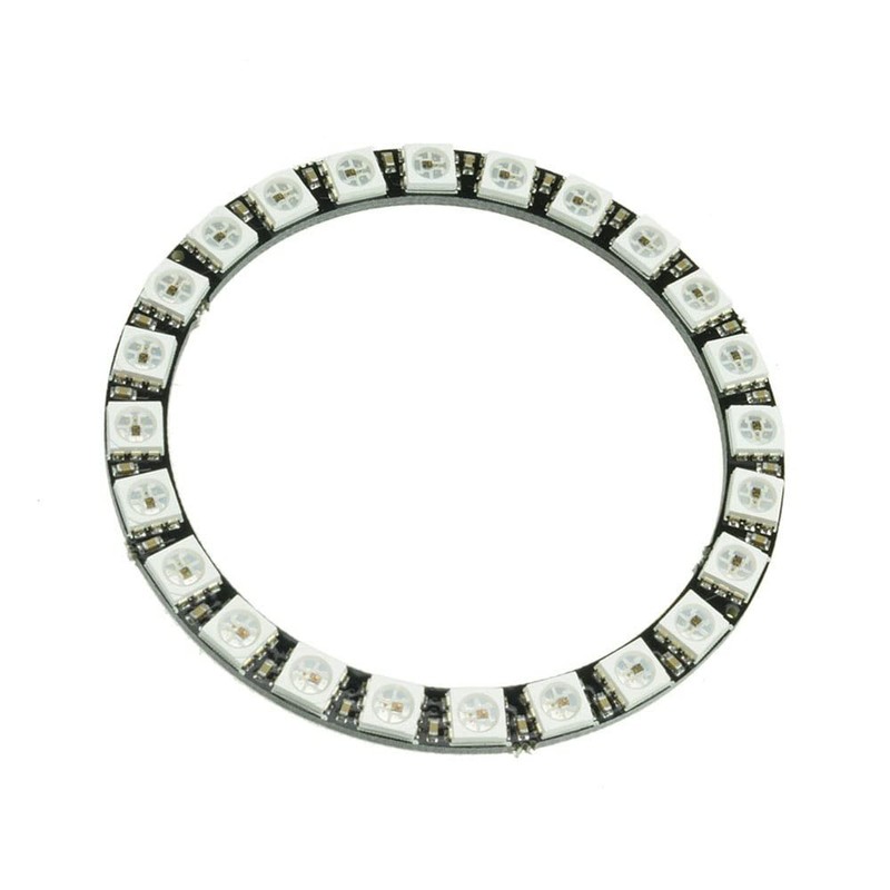 Fasizi 24 Bits WS2812 5050 RGB LED Ring Light with