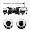 Ovabeyna 3/4" -36 Spline X 3/4" DD Chrome Double U