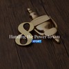 XFORT Polished Brass Locking Door Chain, Front Door Security Chain