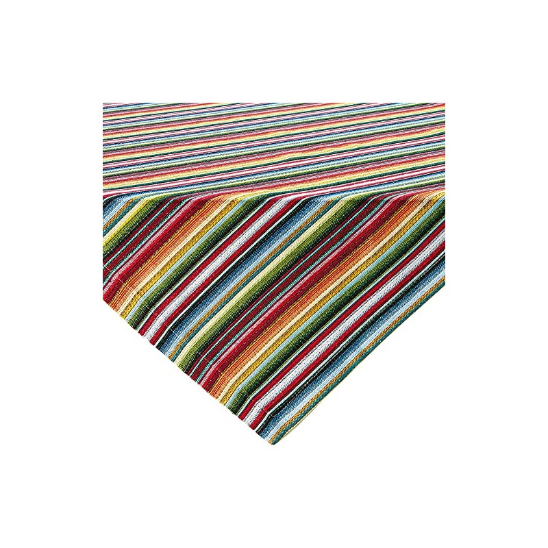 Sander Tablecloth "Strip" Multi-Coloured Size 85 x 85 cm