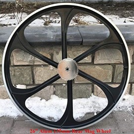 26" Aluminum Alloy Rear Mag Wheel ONLY with 36T Sprocket, Gas Motorized Bicycle