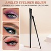 MUIIGOOD 3 Pcs Eyeliner Brushes Set, Fine Angled Eyeliner Eyebrow