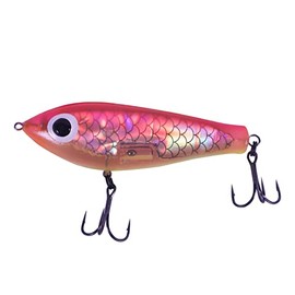 Paul Brown FBP-98 Fat Boy Pro 3 1/2", 7/8 oz, Pink Back/Silver