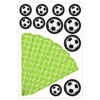 Ursus 9900003F Decoration Set Mini Football Game, 4 Sheets of