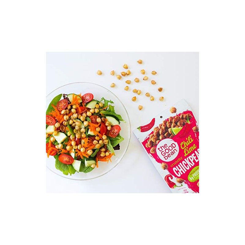 The Good Bean Chickpea Snacks, Smoky Chili/Lime, Gluten and Nut