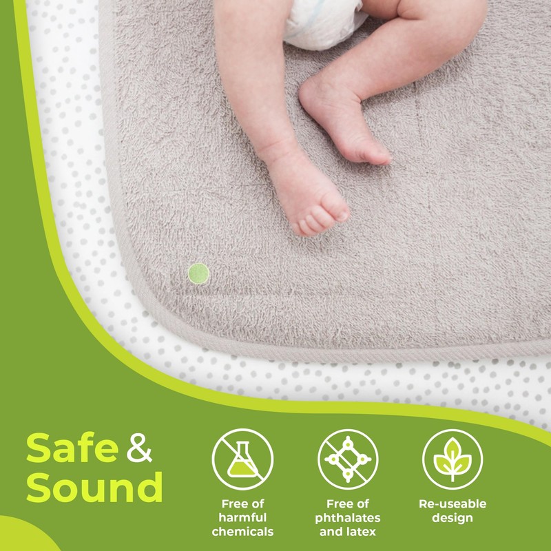 PeapodMats Bedwetting & Incontinence Waterproof Bed Mat - Reusable Underpad.