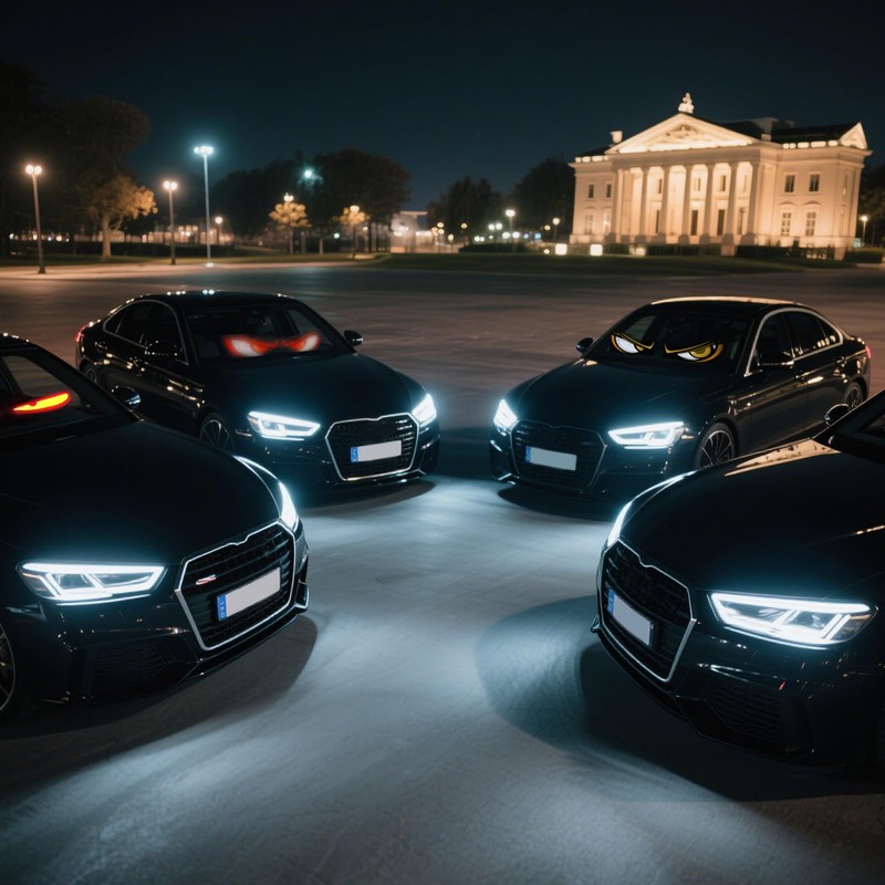 AMFUN Devil Eyes Light for Trucks and Cars,Full Color Dynamic