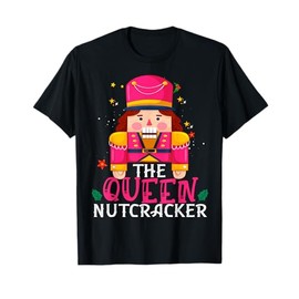Queen Nutracker Matching Family Group Christmas Party Pajama T-Shirt