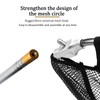 Fishing Landing Net with Aluminum Telescoping Pole 75" Long Handle,Rubber