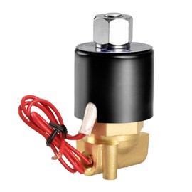 Heschen Brass Electric Solenoid Valve, 2W-025-06K, PT1/8", Normally Open, Direct Action Water, Replacement Valve (220VAC-NO)