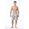 MILANKERR Men's Swim Trunk (Flower, Small, s)