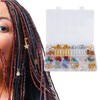 129pcs Dreadlocks Hair Rings Alloy Exquisite Shapes Hair Braiding Cuffs