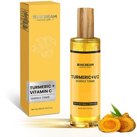 Hicream Turmeric Vitamin C Toner For all skin types,smoothing,moisturizing,balancing and pore-reducing Comfort Facial Skincare Repair - Specification: Toner (2 Count)