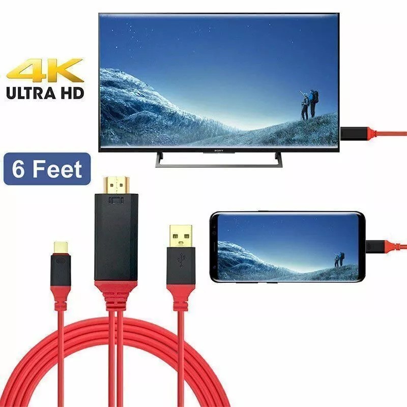 Universal MHL USB-C Type C to HDMI USB A HD