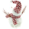 FRANK FLECHTWAREN Snowman Pointed Hat, Textile, Plastic, Dimensions: Height 33