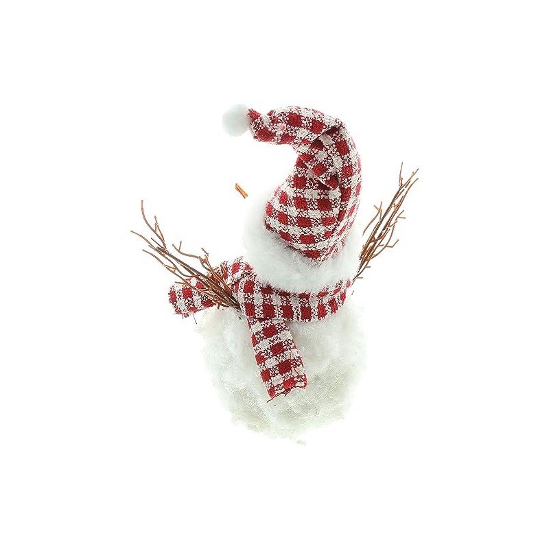 FRANK FLECHTWAREN Snowman Pointed Hat, Textile, Plastic, Dimensions: Height 33