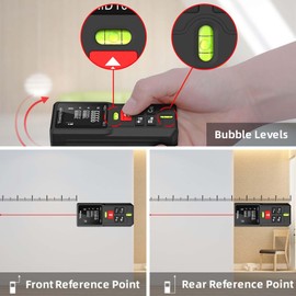 Towaytek Laser Measure, 330ft/100m Digital Tape Measure for Room Layout, DIY, Construction and Indoor Projects