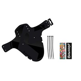 Riesel Design Dic:ker Mountainbike Enduro Style Front Bike Mudguards-Stealth