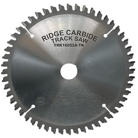 Ridge Carbide 160mm 52T, Track Saw Laminate Blade Compatible with Festool, Alternate Top Bevel Grind (ATB),-5° Hook, 20mm Bore, Plate Thickness 1.2mm, Thin Kerf (1.8mm) M5